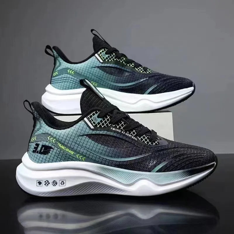 BAEWOON B23 Men's Sport Shoes Spring Autumn New Mesh Breathable Flat Running Sneakers Men's Casual Shoes Fashionable Lightweight