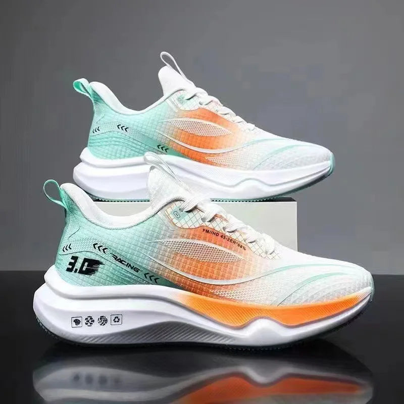 BAEWOON B23 Men's Sport Shoes Spring Autumn New Mesh Breathable Flat Running Sneakers Men's Casual Shoes Fashionable Lightweight