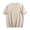 USA Warehouse 210g Oversized Tshirts for Men Short Sleeve Vintage Washed Basic Loose Tees