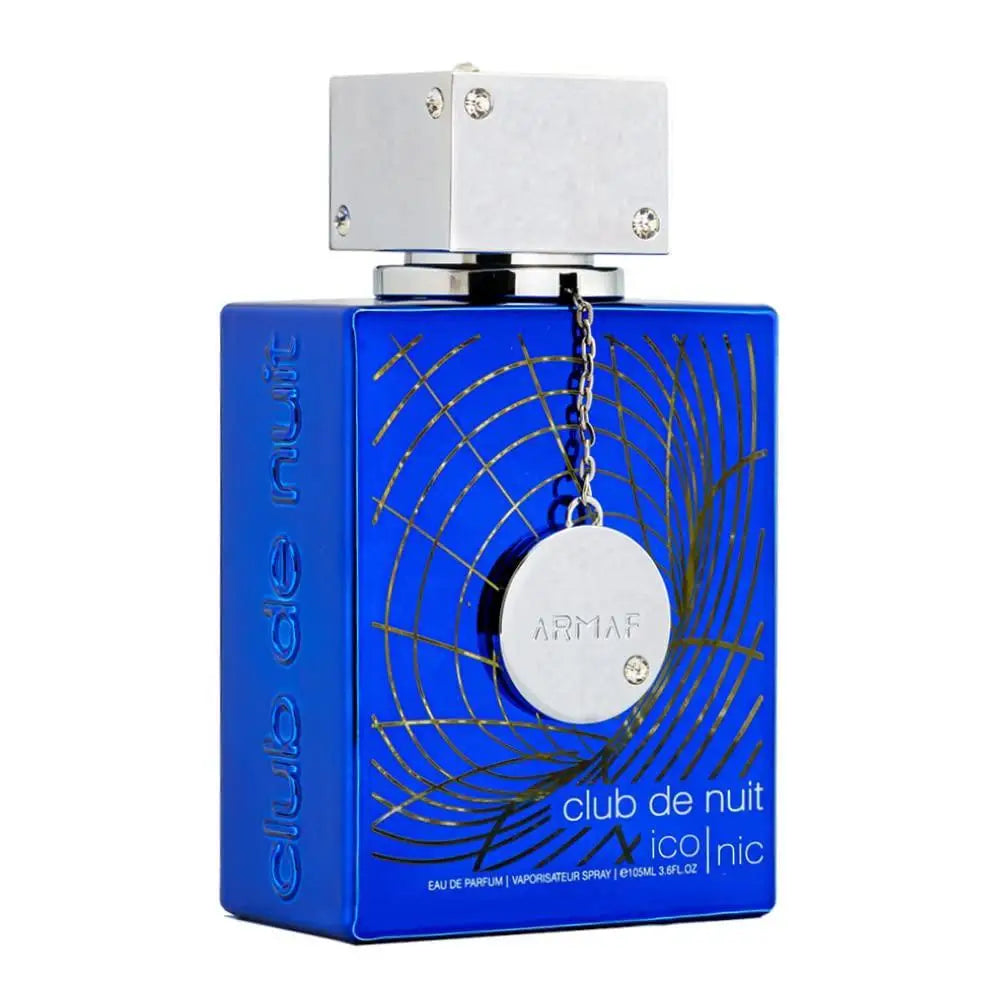Armaf for Blue Iconic for Men Eau De Parfum Spray Regular Size 3.6 Ounce Made in China