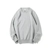 Hot Sale Wholesale 300g 100% Cotton Puff Silk Screen Printing Terry Crewneck Blank Plain Custom Hoodies Women Mens Sweatshirt