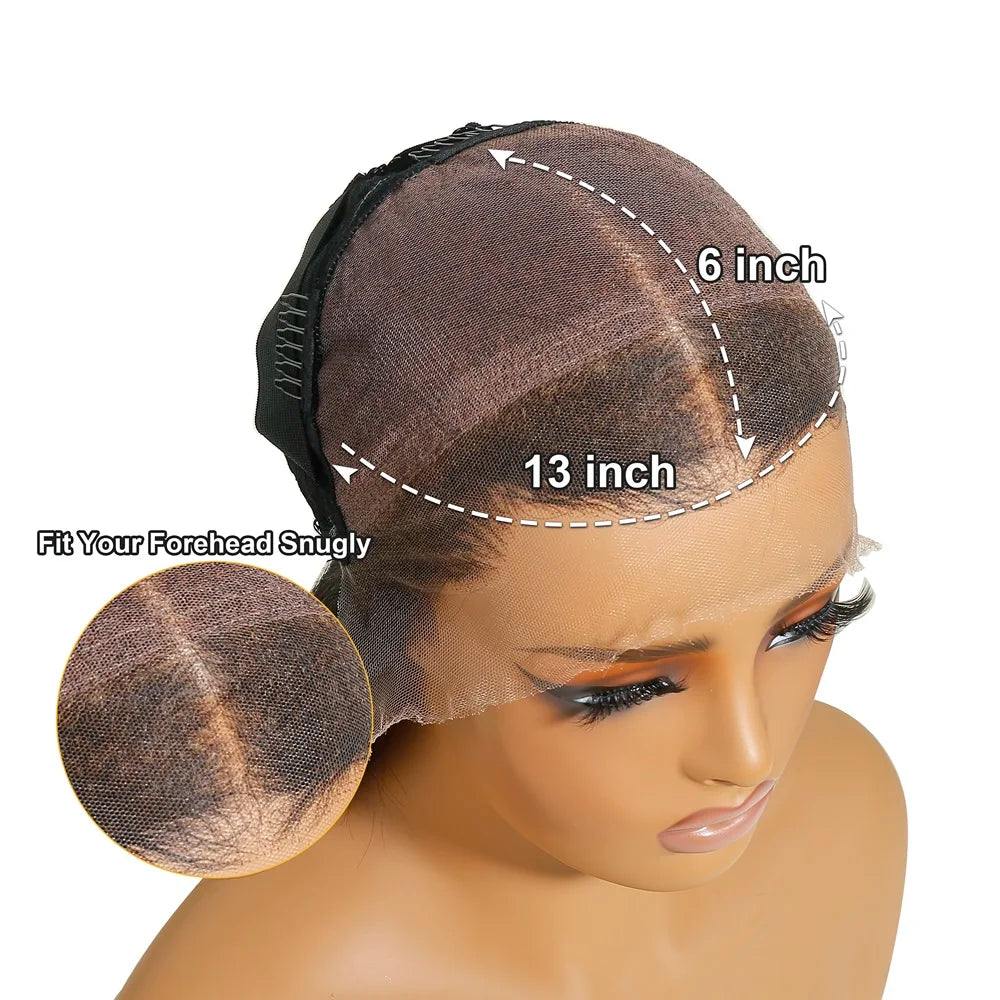 XBL 13x6 HD Lace Front for Black Women Vendors Bleached Knots 100% Vietnamese Human Raw Virgin Cuticle Aligned Long Straight