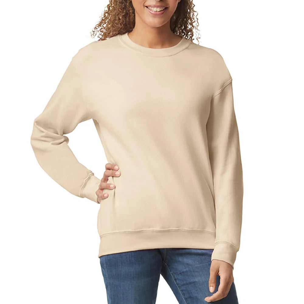 Hot Sale Wholesale 300g 100% Cotton Puff Silk Screen Printing Terry Crewneck Blank Plain Custom Hoodies Women Mens Sweatshirt