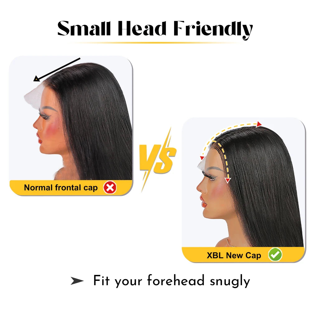 XBL 13x6 HD Lace Front for Black Women Vendors Bleached Knots 100% Vietnamese Human Raw Virgin Cuticle Aligned Long Straight
