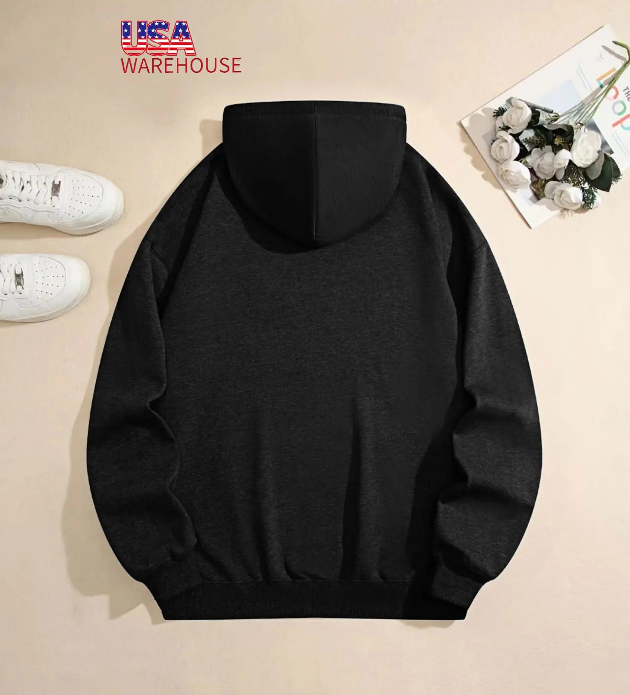 Men Womens Oversized Comfy Fall Casual Tops Clothes Hoodies Sweatshirts with Pockets