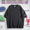 USA Warehouse 210g Oversized Tshirts for Men Short Sleeve Vintage Washed Basic Loose Tees