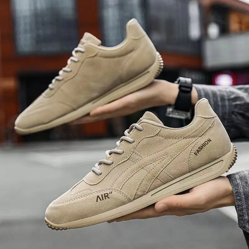 Fashionable Men's Running Shoes Comfortable Breathable Outdoor Casual Sports Shoes Low Top round Toe Thick Heel EVA Insole