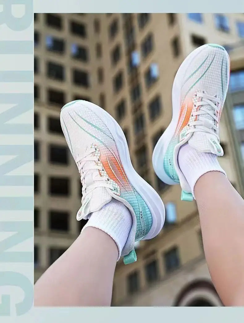 Fashionable Men's Running Shoes Comfortable Breathable Outdoor Casual Sports Shoes Low Top round Toe Thick Heel EVA Insole