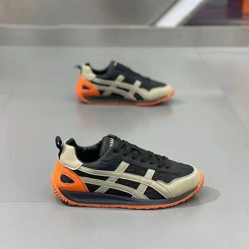 Fashionable Men's Running Shoes Comfortable Breathable Outdoor Casual Sports Shoes Low Top round Toe Thick Heel EVA Insole