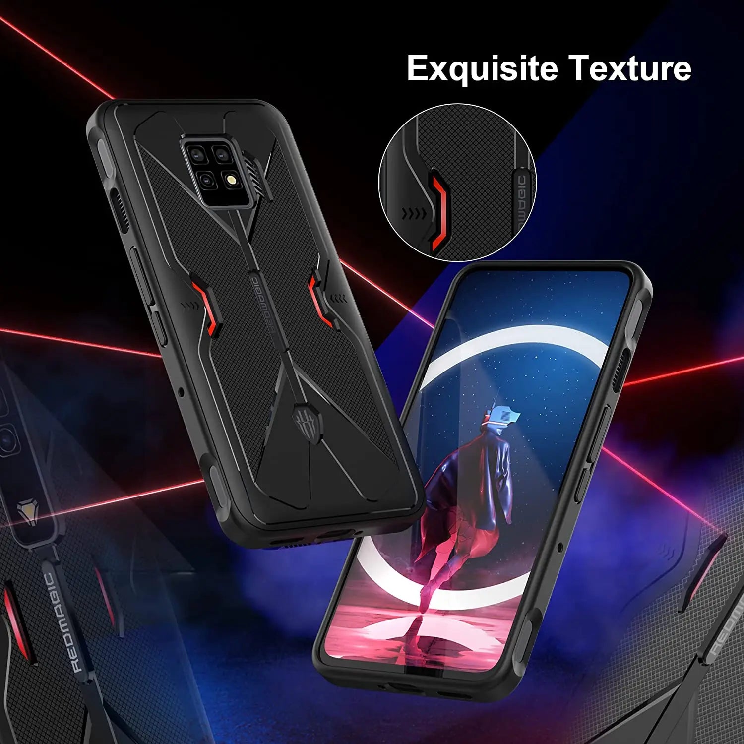 For Red Magic 7 Pro Cases Flexible TPU Cover Anti-Scratches Shockproof Case for Nubia Red Magic 7 Pro Cover Red Magic 7S Pro