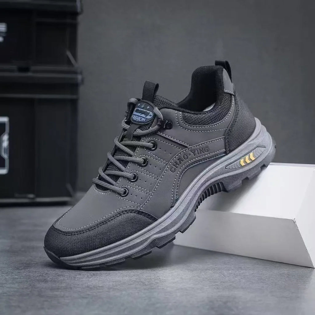 Fashionable Men's Running Shoes Comfortable Breathable Outdoor Casual Sports Shoes Low Top round Toe Thick Heel EVA Insole