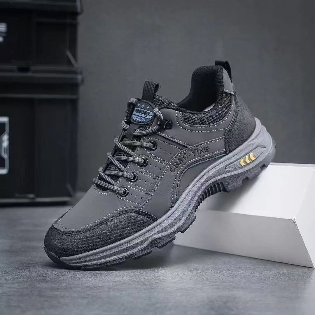 Fashionable Men's Running Shoes Comfortable Breathable Outdoor Casual Sports Shoes Low Top round Toe Thick Heel EVA Insole