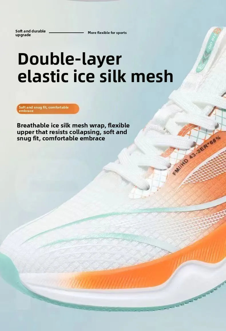 Fashionable Men's Running Shoes Comfortable Breathable Outdoor Casual Sports Shoes Low Top round Toe Thick Heel EVA Insole