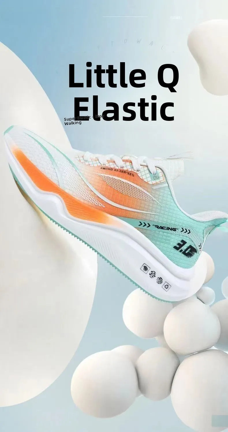 Fashionable Men's Running Shoes Comfortable Breathable Outdoor Casual Sports Shoes Low Top round Toe Thick Heel EVA Insole
