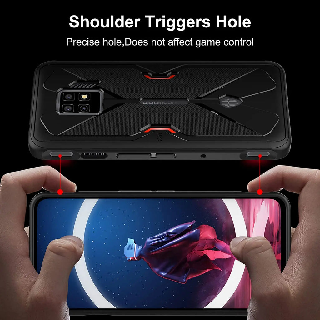 For Red Magic 7 Pro Cases Flexible TPU Cover Anti-Scratches Shockproof Case for Nubia Red Magic 7 Pro Cover Red Magic 7S Pro